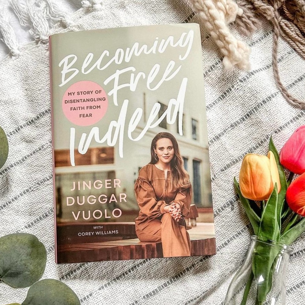 Becoming Free Indeed by Jinger Duggar Vuolo hardcover book